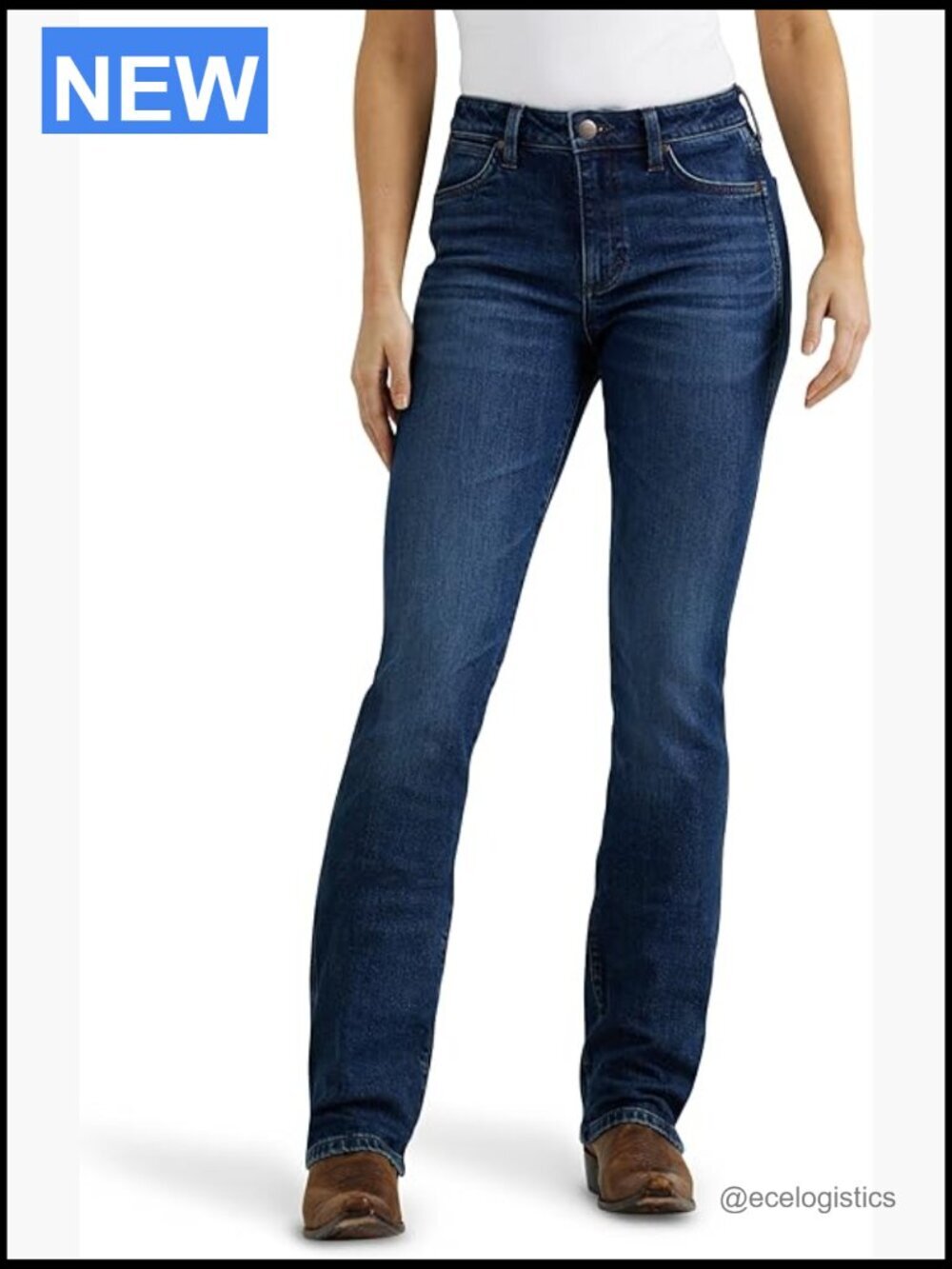 High Rise Bootcut Stretch Denim Jean - Women's 5-Pocket Western Style